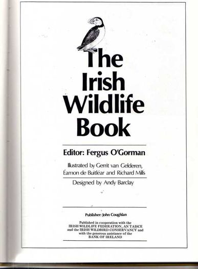 The Irish Wildlife Book  (Very Rare)