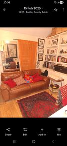 Natuzzi 2 seater sofabed premium leather