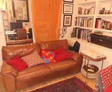 Natuzzi 2 seater sofabed premium leather