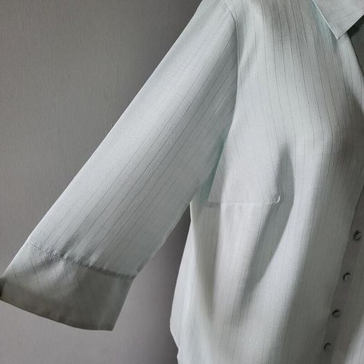 M&S aqua blouse, Size 16