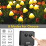 20 LED Solar Garden Lights, 8 Modes Mushroom Pathway Lights Outdoor, 5M/16.4 Ft Garden Landscape Stake Lights, Waterproof Solar Ground Lamps for Yard, lawns, Wedding Party Decoration, Warm White (FREE POSTAGE) Image 6