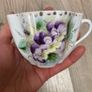 Antique cup and saucers Image 3