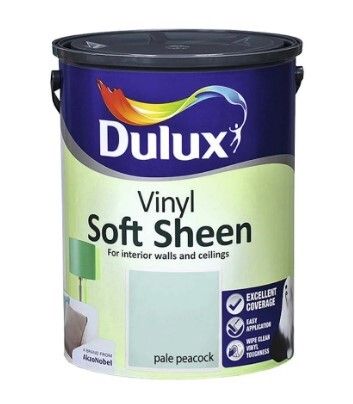 Dulux Vinyl Soft Sheen Pale Peacock 5 Litre Paint (Brand New Unopened)