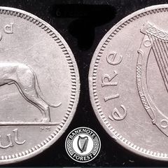 [#48] - Ireland 1961 | 6 Pence | Wolfhound | KM.13a