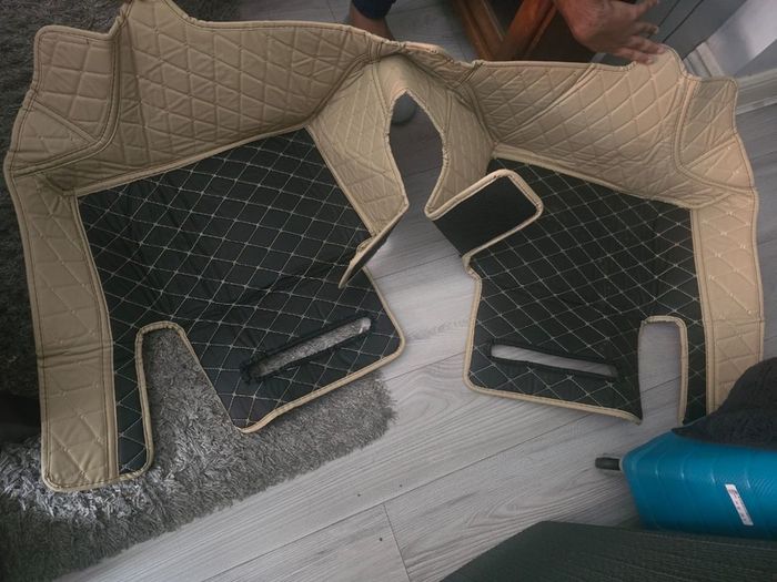 New Diamond-Stitched Floor Mats for BMW 5 Series (Luxury Interior)