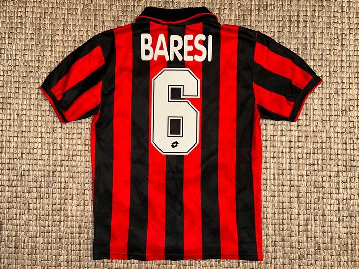 AC Milan Franco Baresi football jersey shirt 1994 1995