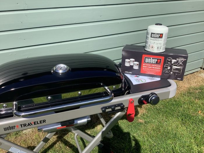 Weber Traveller Barbecue. Only used once. Genuine reason for selling.