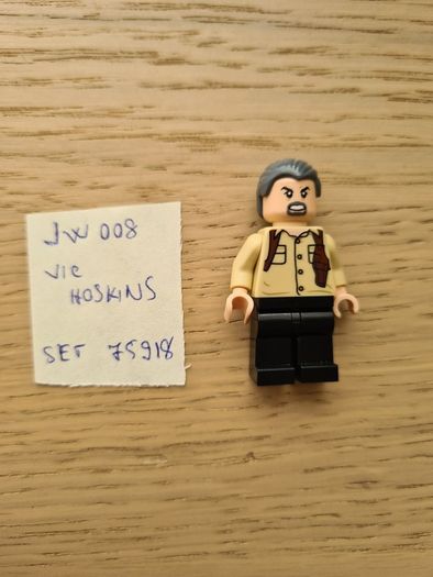 lego jw008 vic hoskins, set 75918 jurassic world