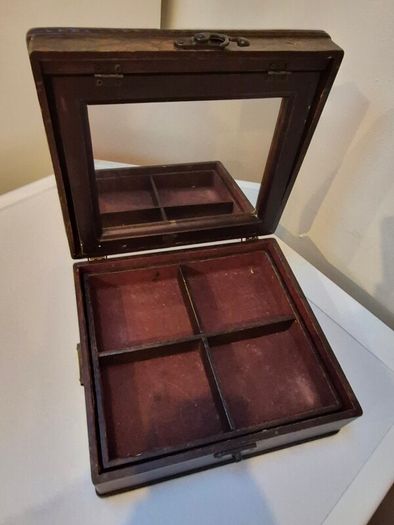 Vintage Wooden Jewellery Box