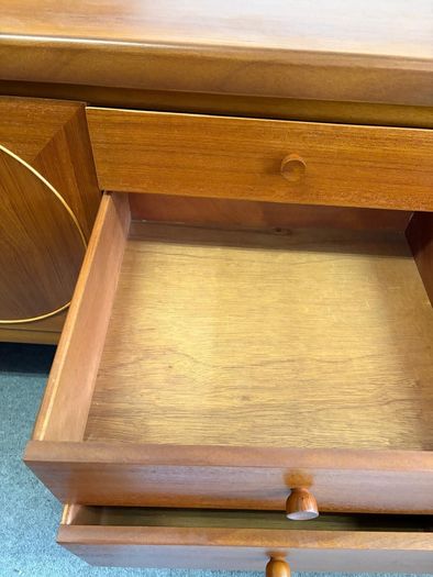 Nathan Circles Teak Sideboard