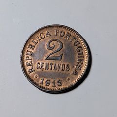 Portugal 1918 2 Centavos.