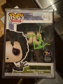 Autographed Johnny Depp Edward Scissorhands 979 Funko