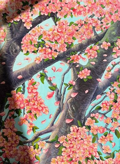 Acrylic Painting,Colour-Changing Leaves | 24  32