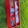 Vintage Cantilever Red Metal Toolbox Kennedy Ireland Image 3