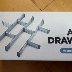 Adjustable Drawer Organizer For Drawers 17.5" - 19.7" (44.5 - 50 Cm) In Length