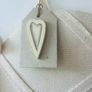 Linen heart notice board Image 4