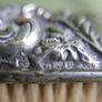 Antique Sterling  Silver hallmarked Repousse Clothes Brush 96,6g Image 5