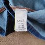 Marks and Spencer cotton blend denim skirt 50 inch waist and 26 inch long new and in excellent condition with no issues FREE STANDARD POSTAGE INCLUDED Image 6