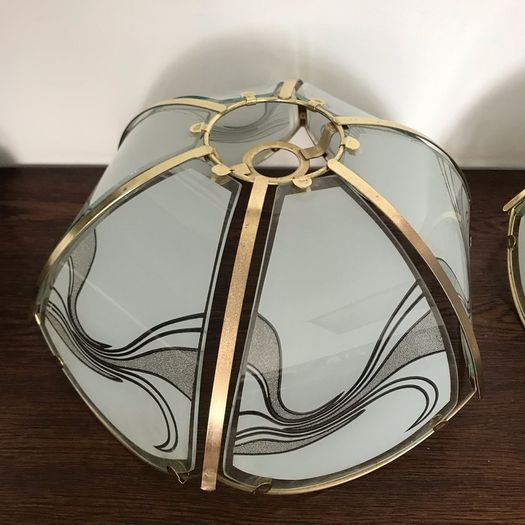 Pair of Glass Lamp shades