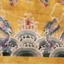 Chinois- Oriental Rug Runner Gold/Yellow 350cm x 70cm wide. Image 8