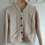 Jack Wills 100% Wool Cable-Knit Cardigan Image 2