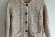 Jack Wills 100% Wool Cable-Knit Cardigan