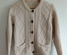 Jack Wills 100% Wool Cable-Knit Cardigan