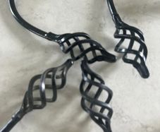 Wrought Iron curtain hold backs