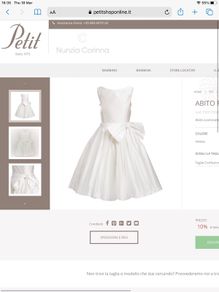 communion dress age 8/9