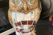 owl made from tiles postage available