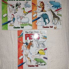 3 Children's Books You Can Draw 1.Farm Animals 2.Wild Animals 3. Pets.