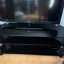 Black glass tv stand for 65" tv Image 3
