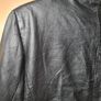 Womens Calla Lily black leather jacket Size Small Image 10
