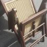 1900s oak deck chair Image 3