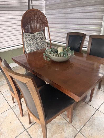 Table and chairs