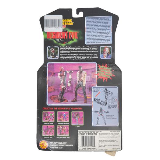 Resident Evil Zombie and Forest Speyer Toy Biz Video Game Super Stars