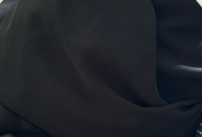 Brand new black fabric.