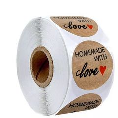Hand made with love Stickers