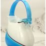 Murano Vincenza Art Glass Handbag Vase Image 2