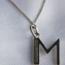 Sterling Silver 925 and Cubic Zirconia Pendant M Image 6