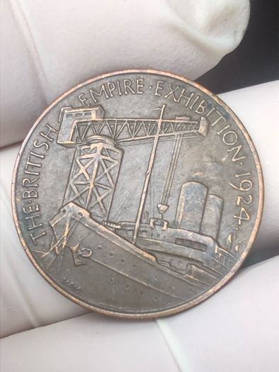 British Empire Exhibition 1924 - Commerce and Industry medal