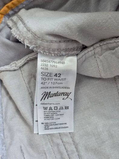 Mantaray cargo shorts Size 42 mens