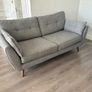 Zinc DFS Sofa Set (3 Seater + Cuddler) Image 2