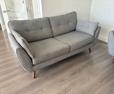 Zinc DFS Sofa Set (3 Seater + Cuddler)