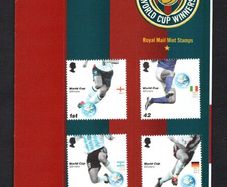 2006 Great Britain World Cup Football/ Soccer Winners Commemorative Stamps Presentation Pack