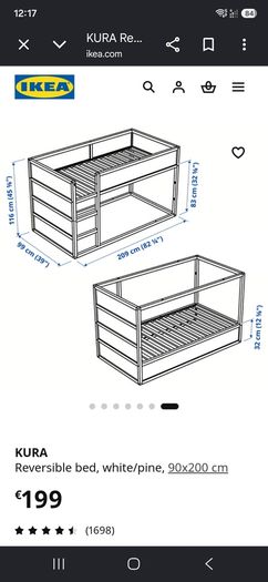 Ikea Kura beds