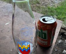Dublin Millennium milk bottle
