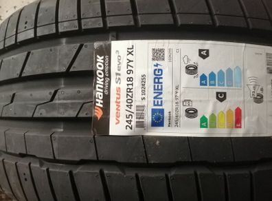 X 4 new Hankook Ventus S1 Evo3 (245/40/18)