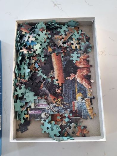 1989 HeroQuest Return Of The Witch Lord MB Games 300 Piece Puzzle 100% Complete