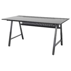 Office/Gaming desk, black, 160x80 cm